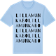 Blue Soul t-shirt med Lilla Munkabo ordlek t-shirt