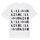 Lilla Munkebo ordlek t-shirt
