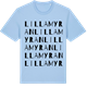 Blue Soul t-shirt med Lilla Myran ordlek t-shirt