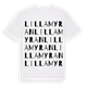 Lilla Myran ordlek t-shirt