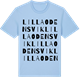 Blue Soul t-shirt med Lilla Odensvik ordlek t-shirt