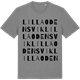 Mid Heather Gray t-shirt med Lilla Odensvik ordlek t-shirt