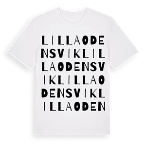 Lilla Odensvik ordlek t-shirt – ekologisk bomull t-shirt från Pinshirt
