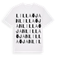 Lilla Öjan ordlek t-shirt
