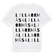 Lilla Ormåsa ordlek t-shirt