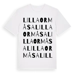 Lilla Ormåsa ordlek t-shirt – ekologisk bomull t-shirt från Pinshirt
