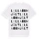 Lilla Örmjält ordlek t-shirt