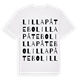 Lilla Påtebo ordlek t-shirt