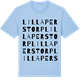 Blue Soul t-shirt med Lilla Perstorp ordlek t-shirt
