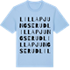 Blue Soul t-shirt med Lilla Pjungserud ordlek t-shirt