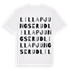 Lilla Pjungserud ordlek t-shirt