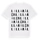 Lilla Rålen ordlek t-shirt