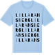 Blue Soul t-shirt med Lilla Ransberg ordlek t-shirt