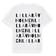 Lilla Rävholmen ordlek t-shirt