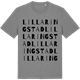 Mid Heather Gray t-shirt med Lilla Ringstad ordlek t-shirt