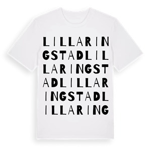 Lilla Ringstad ordlek t-shirt – ekologisk bomull t-shirt från Pinshirt