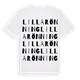 White t-shirt med Lilla Rönning ordlek t-shirt