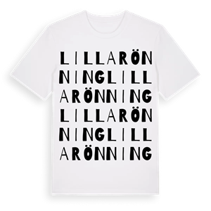 Lilla Rönning ordlek t-shirt – ekologisk bomull t-shirt från Pinshirt