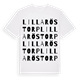 Lilla Röstorp ordlek t-shirt