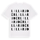 Lilla Ruder ordlek t-shirt