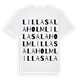 Lilla Salaholm ordlek t-shirt