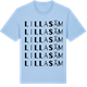 Blue Soul t-shirt med Lilla Säm ordlek t-shirt