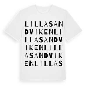 Lilla Sandviken ordlek t-shirt – ekologisk bomull t-shirt från Pinshirt