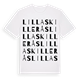 Lilla Skillerås ordlek t-shirt