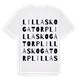 Lilla Skogatorp ordlek t-shirt