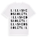 Lilla Smedsbolet ordlek t-shirt