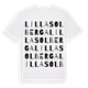 Lilla Solberga ordlek t-shirt