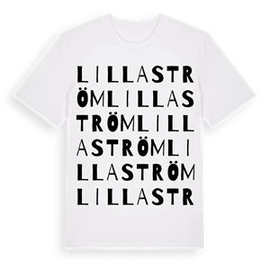 Lilla Ström ordlek t-shirt – ekologisk bomull t-shirt från Pinshirt