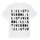 Lilla Stuveröd ordlek t-shirt