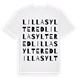 Lilla Syltered ordlek t-shirt