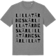 Mid Heather Gray t-shirt med Lilla Tärneskär ordlek t-shirt