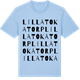 Blue Soul t-shirt med Lilla Tokatorp ordlek t-shirt