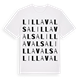 Lilla Valsa ordlek t-shirt