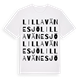 Lilla Vänesjö ordlek t-shirt