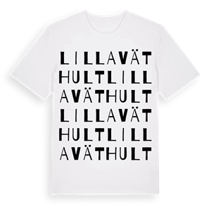 Lilla Väthult ordlek t-shirt – ekologisk bomull t-shirt från Pinshirt