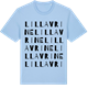 Blue Soul t-shirt med Lilla Vrine ordlek t-shirt