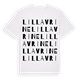 Lilla Vrine ordlek t-shirt
