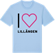 Blue Soul t-shirt med Jag älskar Lillängen t-shirt stort tryck