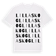 Lillaskog ordlek t-shirt