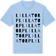 Blue Soul t-shirt med Lillatorp ordlek t-shirt