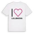 Jag älskar Lillbacka t-shirt stort tryck
