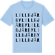 Blue Soul t-shirt med Lillbjärby ordlek t-shirt