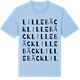 Blue Soul t-shirt med Lillebäck ordlek t-shirt