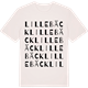 Vintage White t-shirt med Lillebäck ordlek t-shirt