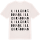 Vintage White t-shirt med Lillebrännan ordlek t-shirt