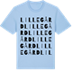 Blue Soul t-shirt med Lillegård ordlek t-shirt